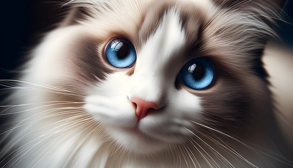 Tiêu chuẩn khi chọn mèo Ragdoll mắt xanh